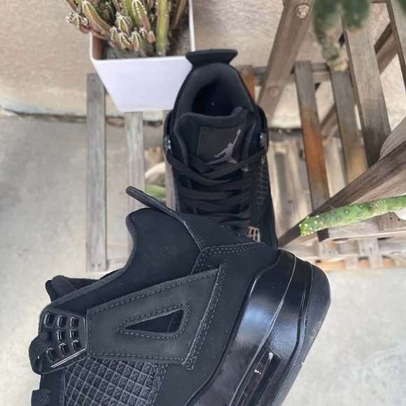 Jordon 4 Black Cat Classic Men's Sneakers - Picture 5 of 5